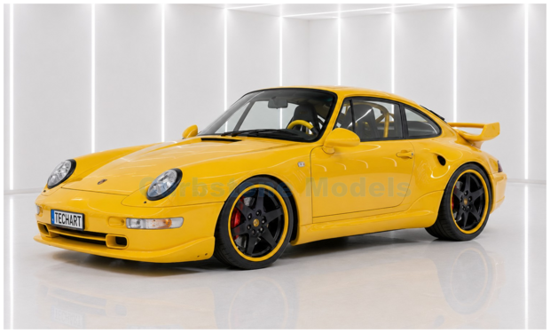 Product 1:18 | GT Spirit GT591 | Techart Porsche 911 CT3 Speed Yellow 1995