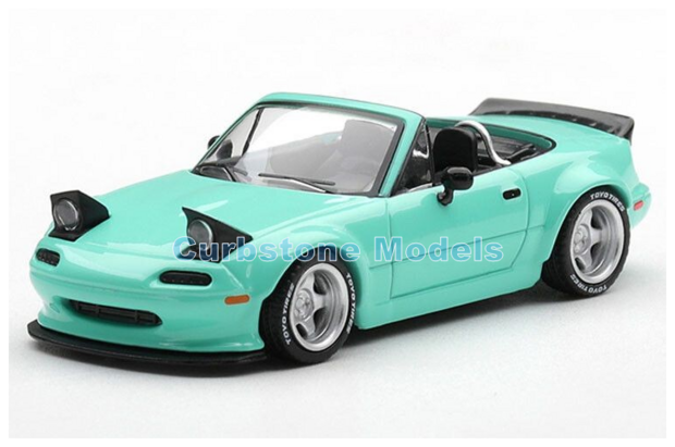 Product 1:64 | MiniGT MGT01249-BL | Pandem Mazda MX5 (NA) Body Kit Mint Green 2026