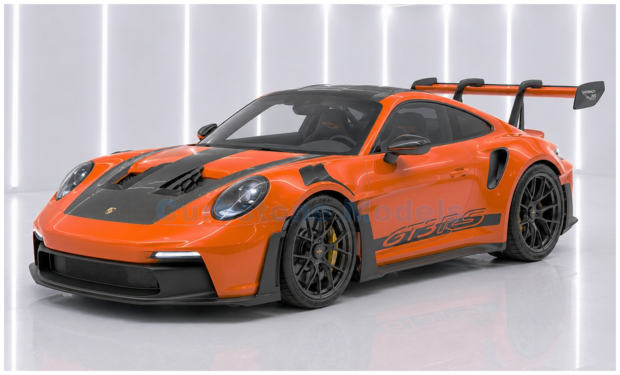 Product 1:64 | MiniGT MGT01304-BL | Porsche 911 GT3 RS Weissach Package Orange 2024