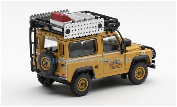 Product 1:64 | MiniGT MGT01307-BL | Land Rover Defender 90 Japan Camel Yellow 1985