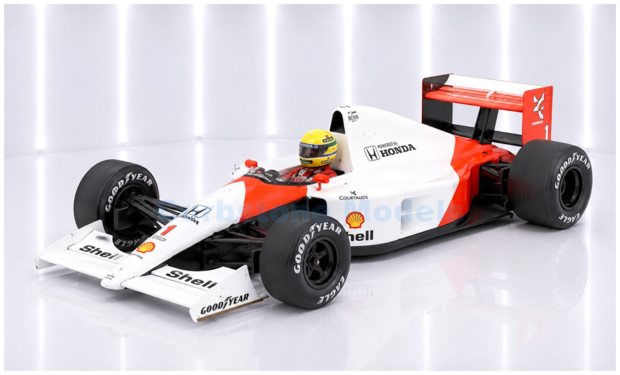Product 1:64 | MiniGT MGT01120-L | McLaren Formula One Team MP4/6 1991 #1 - A.Senna