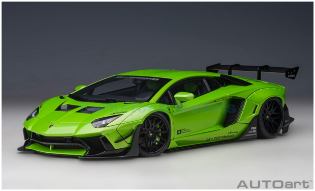 Product 1:18 | Autoart 79243 | LB Performance Lamborghini Aventador Pearl Green 2021