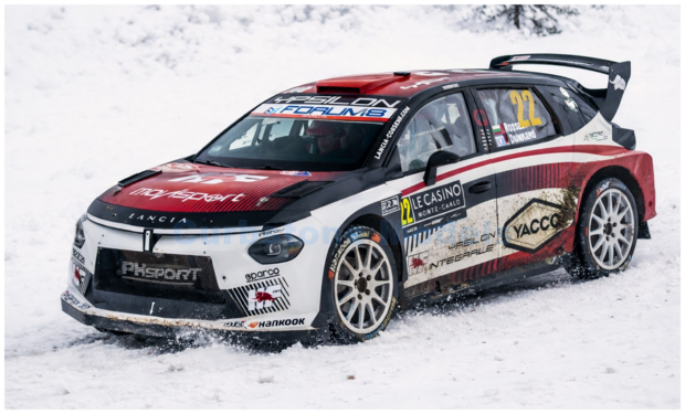 Product 1:18 | IXO-Models 18RMC | Lancia Corse HF Ypsilon HF Integrale Rally2 2026 #22 - N.Gryazin - K.Aleksandrov