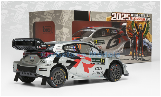 Product 1:18 | IXO-Models 18RMC265.22 | Toyota Gazoo Racing (TGR) GR Yaris Rally1 2025 #20 - S.Ogier - V.Landais