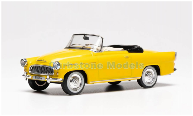 Product 1:43 | IXO-Models CLC647N.22 | Skoda Felicia Cabriolet Yellow 1959