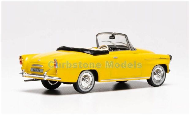 Product 1:43 | IXO-Models CLC647N.22 | Skoda Felicia Cabriolet Yellow 1959