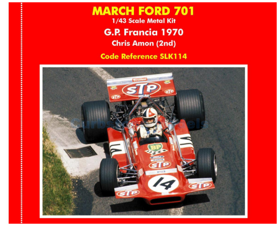 Product 1:43 | Tameo SLK114 | March 701 Ford 1970 #14 - C.Amon