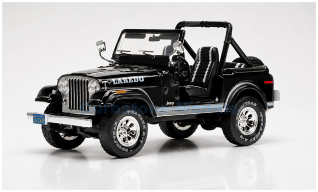 Product 1:43 | IXO-Models CLC656N.22 | Jeep CJ-7 Laredo Black 1980