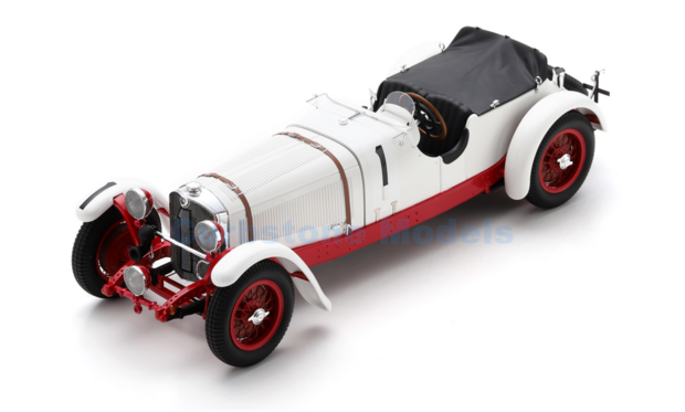 Product 1:18 | Spark 18S871 | Mercedes Benz SSK 7.1L S6 Supercharged | V. Tatarinoff Private Entry 1931 #1 - H.Stoffel - B.Ivan