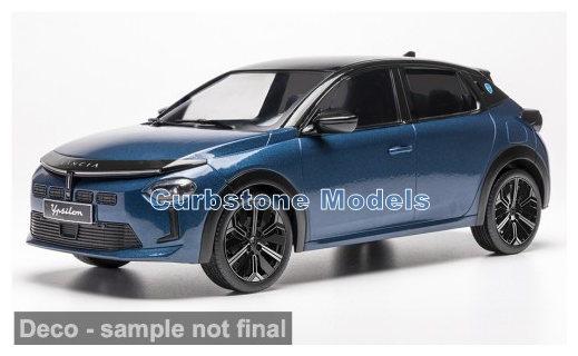 Product 1:18 | IXO-Models 18CMC278.22 | Lancia Ypsilon Blue and Black 2025