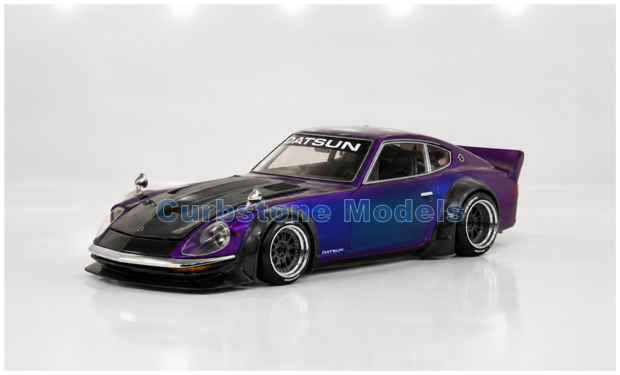 Product 1:64 | Kaido House KHMG297 | Kaido House Fairlady Z Kaido Street V1 Purple and Black 1978