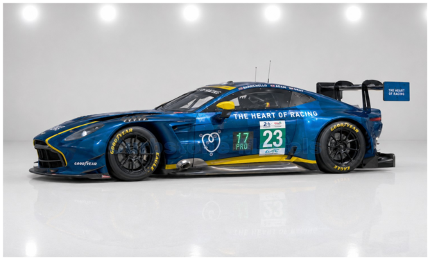 Product 1:43 | Spark S8421 | Aston Martin Vantage AMR GT3 Evo | Heart of Racing Team 2026 #23 - E.Barrichello - J.Adam - G.Newe