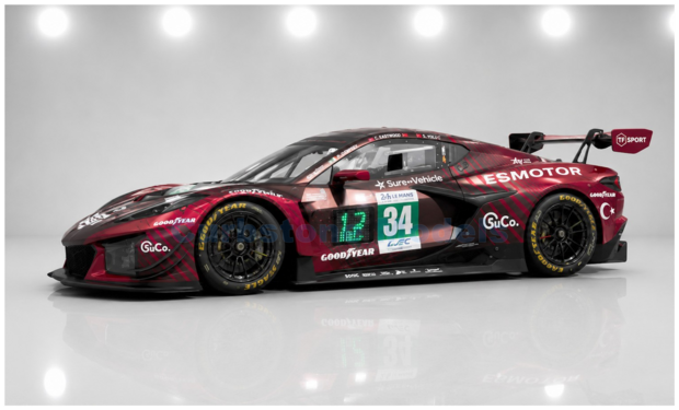 Product 1:43 | Spark S8425 | Chevrolet Corvette Z06 LMGT3.R | Racing Team Turkey by TF 2026 #34 - P.Dempsey - C.Eastwood - S.Yo