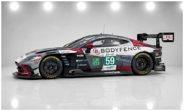 Product 1:43 | Spark S8427 | Aston Martin Vantage AMR GT3 Evo | Racing Spirit of L&eacute;man 2026 #59 - M.Fossard - V.Hasse-Clot - C