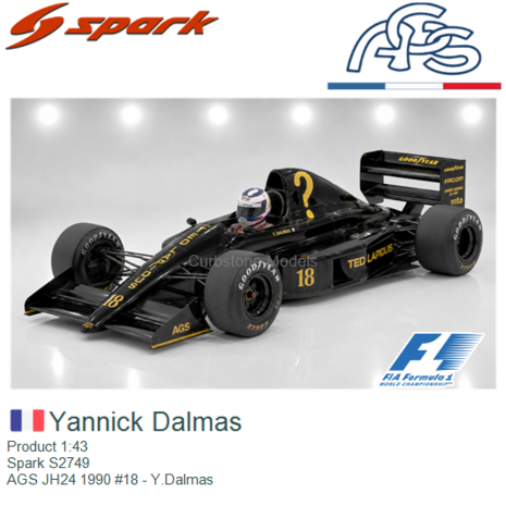 Product 1:43 | Spark S2749 | AGS JH24 1990 #18 - Y.Dalmas