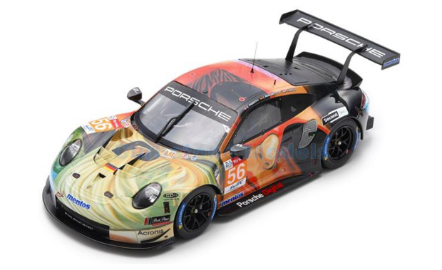Product 1:18 | Spark 18S440 | Porsche 911 RSR LMGTE-AM | Project 1 2019 #56 - J.Bergmeister - D.Perfetti - P.Lindsey