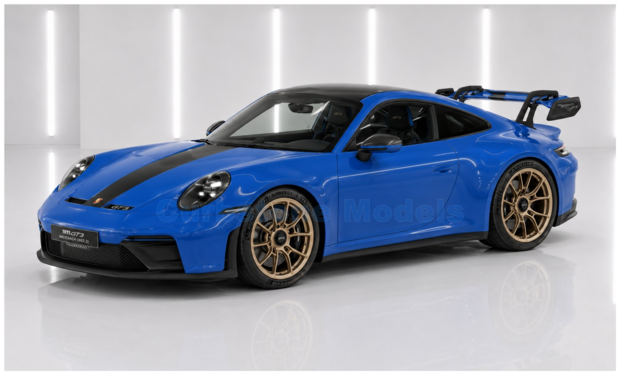 Product 1:18 | Minichamps 110064200 | Porsche 911 GT3 Weissach (992.2) Blue Metallic 2025