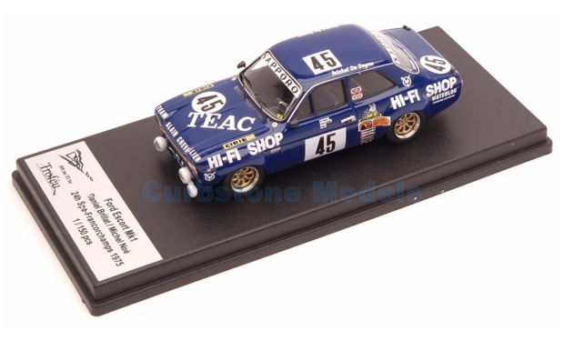 Product 1:43 | Trofeu RRBE33 | Ford Escort Mk.1 RS 2000 | Novarobel Sapporo-Teac HiFi 1975 #45 - M.No&eacute; - D.Brillat