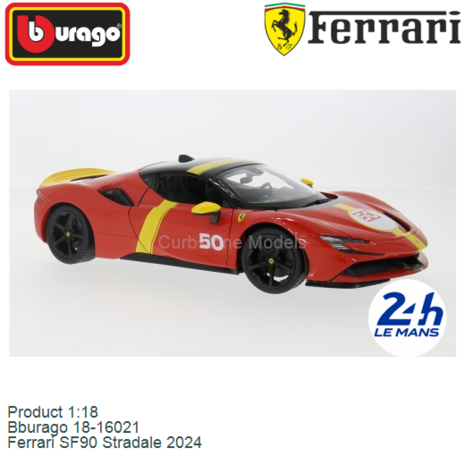 Product 1:18 | Bburago 18-16021 | Ferrari SF90 Stradale 2024