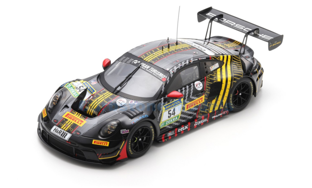Product 1:43 | Minichamps 410256954 | Porsche 911 GT3 R | Dinamic GT Team 2025 #54 - L.Hartog  - J.Sturm - B.Buus - M.Cairoli