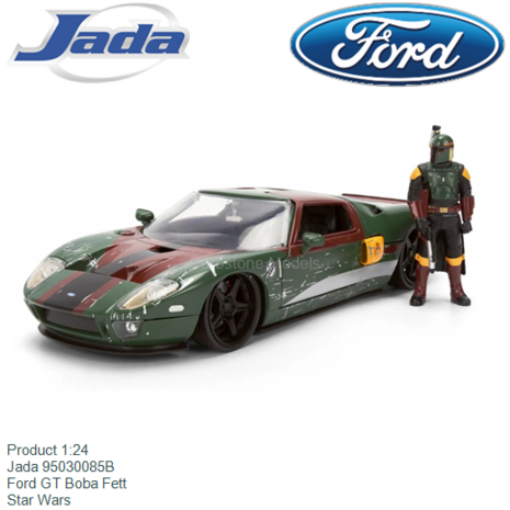Product 1:24 | Jada 95030085B | Ford GT Boba Fett | Star Wars