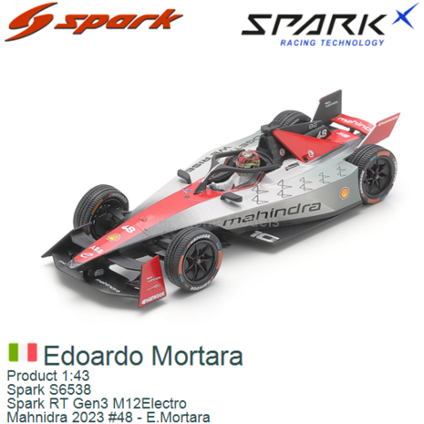 Product 1:43 | Spark S6538 | Spark RT Gen3 M12Electro | Mahnidra 2023 #48 - E.Mortara