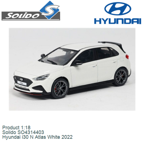 Product 1:18 | Solido SO4314403 | Hyundai i30 N Atlas White 2022