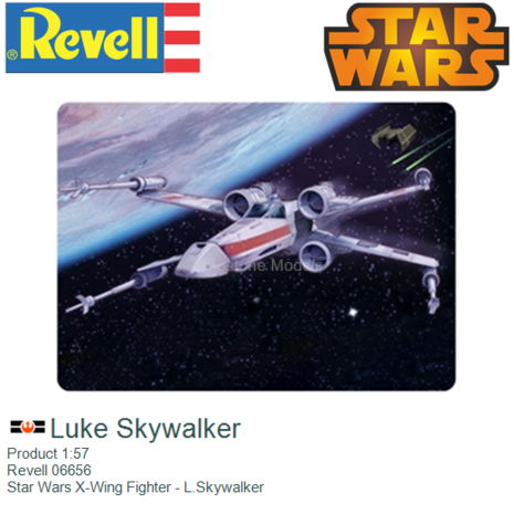 Product 1:57 | Revell 06656 | Star Wars X-Wing Fighter - L.Skywalker
