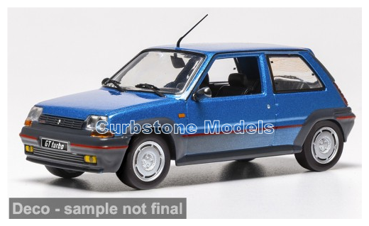 Product 1:43 | IXO-Models CLC654N.22 | Renault 5 Turbo Blue 1985