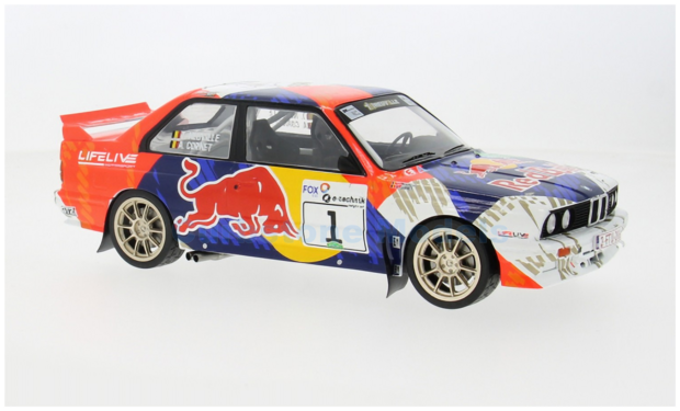 Product 1:18 | IXO-Models 18RMC239.22 | BMW M3 E30 | Thierry Neuville Racing 2025 #1 - T.Neuville - A.Cornet