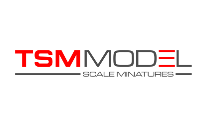 TSM Models logo voor modelauto's in schaal 1:18 en 1:43