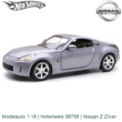 Modelauto 1:18 | Hotwheels 56758 | Nissan Z Zilver