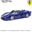 Modelauto 1:18 | Hotwheels J8247 | Ferrari FXX Blauw