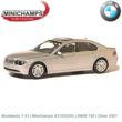 Modelauto 1:43 | Minichamps 431020200 | BMW 740 i Zilver 2001