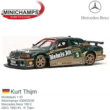 Modelauto 1:43 | Minichamps 430933240 | Mercedes Benz 190 E | AMG 1993 #3 - K.Thijm