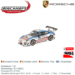 Modelauto 1:18 | Minichamps 151118923 | Porsche 911 GT3 R | Muehlner Motorsport 2011 #123 - A.Fumal - C.Lefort - J.Thiry - C.Rosenblad