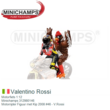 Motorfiets 1:12 | Minichamps 312980146 | Motorrijder Figuur met Kip 2008 #46 - V.Rossi