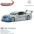 Modelauto 1:43 | Minichamps 430003719 | Mercedes Benz CLK | Persson 2000 #19 - P.Dumbeck
