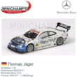 Modelauto 1:43 | Minichamps 400023111 | Mercedes Benz CLK | Persson 2002 #11 - T.J&#228;ger