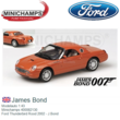 Modelauto 1:43 | Minichamps 400082130 | Ford Thunderbird Rood 2002 - J.Bond