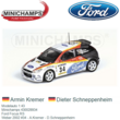 Modelauto 1:43 | Minichamps 430028934 | Ford Focus RS | Weber 2002 #34 - A.Kremer - D.Schneppenheim
