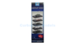 Vitrine 1:87 | Trumpeter 09811 | Vitrine L9.0 x B5.1 x H3.8 5 stuks Kunststof bodemplaat