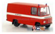 Product 1:87 | Brekina 36805 | Mercedes Benz L408 Box Wagon Rood / Wit