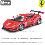 Modelauto 1:43 | Bburago 36301R | Ferrari 488 GTE Ferrari of Houston 2017 #62 Modelauto 1:43 | Bburago 36301R | Ferrari 488 GTE Ferrari of Houston 2017 #62