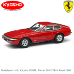 Modelauto 1:43 | Kyosho 5051R | Ferrari 365 GTB /4 Rood 1969 Modelauto 1:43 | Kyosho 5051R | Ferrari 365 GTB /4 Rood 1969