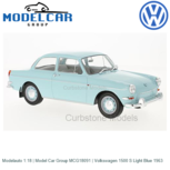 Modelauto 1:18 | Model Car Group MCG18091 | Volkswagen 1500 S Light Blue 1963 Modelauto 1:18 | Model Car Group MCG18091 | Volkswagen 1500 S Light Blue 1963