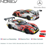 Modelauto 1:18 | Norev 183492 | Mercedes Benz AMG GT3 Team AKKA ASP 2016 #87 Modelauto 1:18 | Norev 183492 | Mercedes Benz AMG GT3 Team AKKA ASP 2016 #87