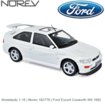 Modelauto 1:18 | Norev 182776 | Ford Escort Cosworth Wit 1992 Modelauto 1:18 | Norev 182776 | Ford Escort Cosworth Wit 1992