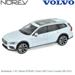 Modelauto 1:43 | Norev 870026 | Volvo V60 Cross Country Wit 2019 Modelauto 1:43 | Norev 870026 | Volvo V60 Cross Country Wit 2019