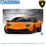 Bouwpakket 1:24 | Aoshima 00706 | Lamborghini Murciélago LP670-4 SV 2009 Bouwpakket 1:24 | Aoshima 00706 | Lamborghini Murciélago LP670-4 SV 2009